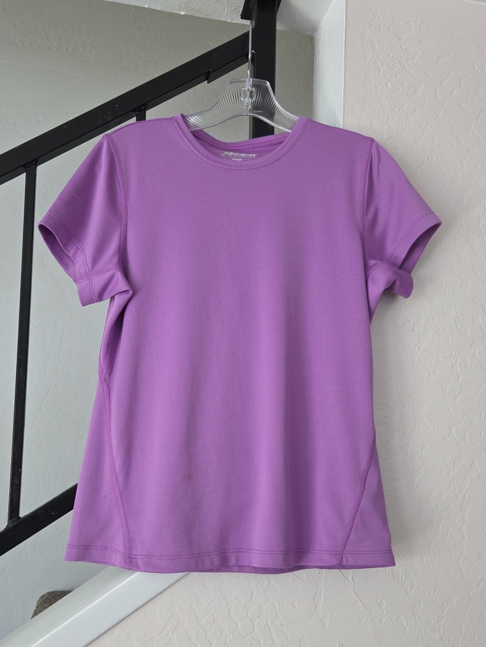 Xersion Purple Performance Crewneck Tee Size S